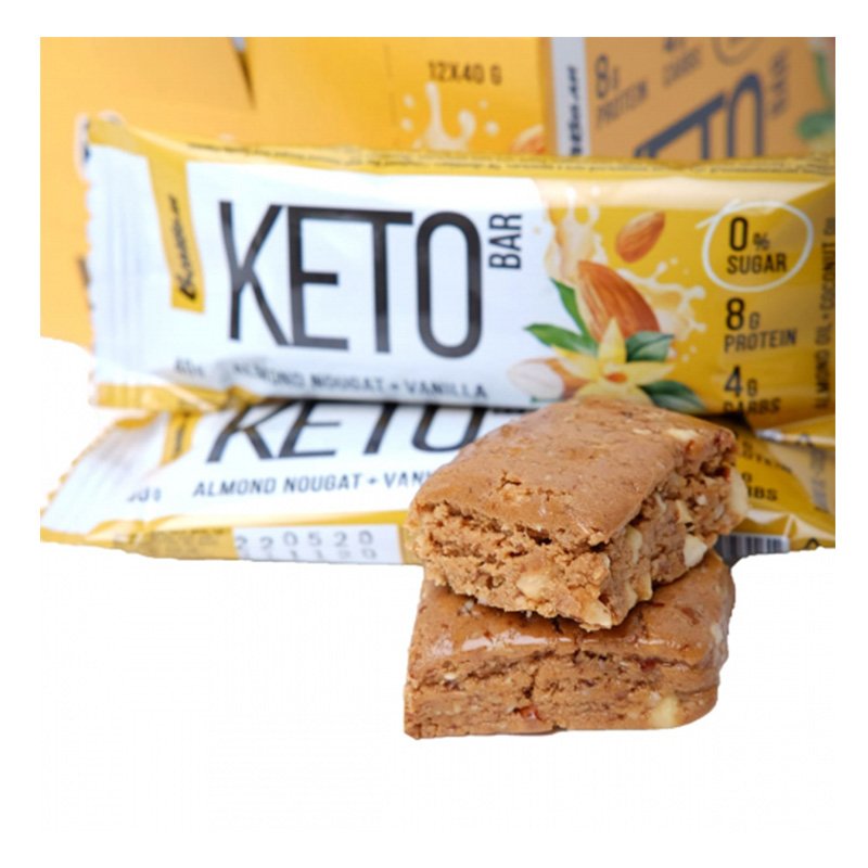 Bombbar Keto Bars 40 G 12 Pcs in Box - Almond Nougat with Vanilla Best Price in Dubai