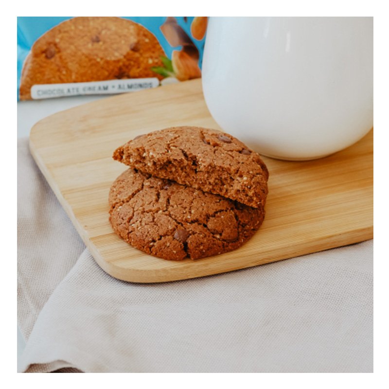 Bombbar Keto Cookies 40 G 12 Pcs in Box - Chocolate Creams with Almond Best Price in Dubai