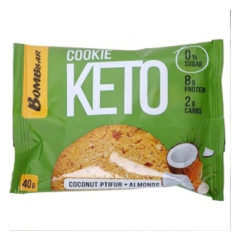 Bombbar Keto Cookies Coconut and Almonds 1x12 Best Price in Dubai
