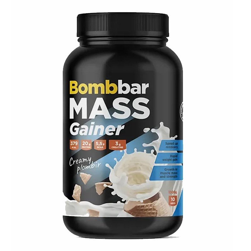 Bombbar Mass Gainer 1000 G - Creamy Plombir