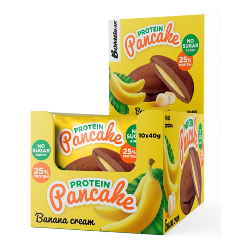 Bombbar  Protein Pancake 40 G 10 Pcs Box - Banana Cream