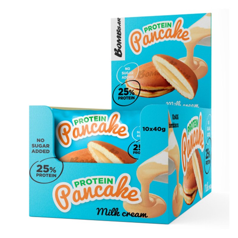 Bombbar  Protein Pancake 40 G 10 Pcs Box - Milk Cream