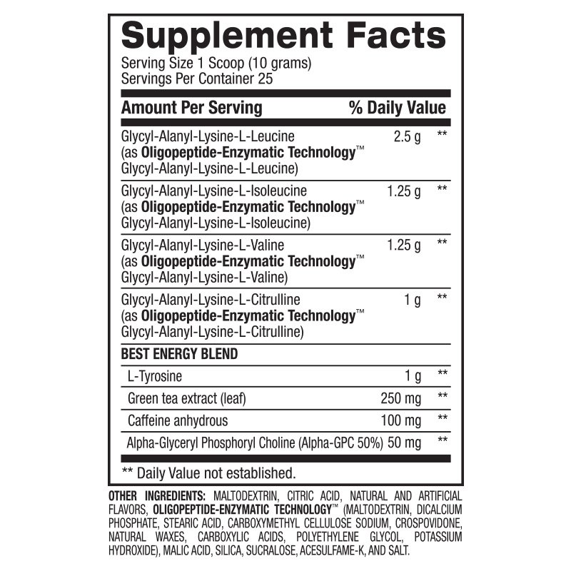 BPI Best BCAA With Energy 25 Servings Best Price in Abudhabi