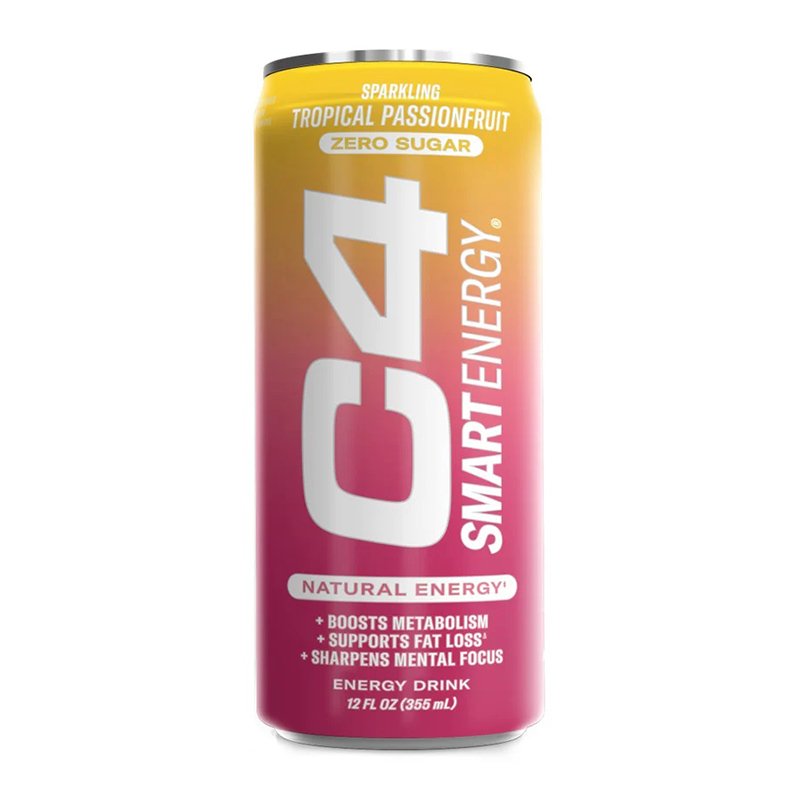 C4 Smart Energy Drink 12oz 12 Pcs in Box - Tropical Passionfruit Best Price in UAE