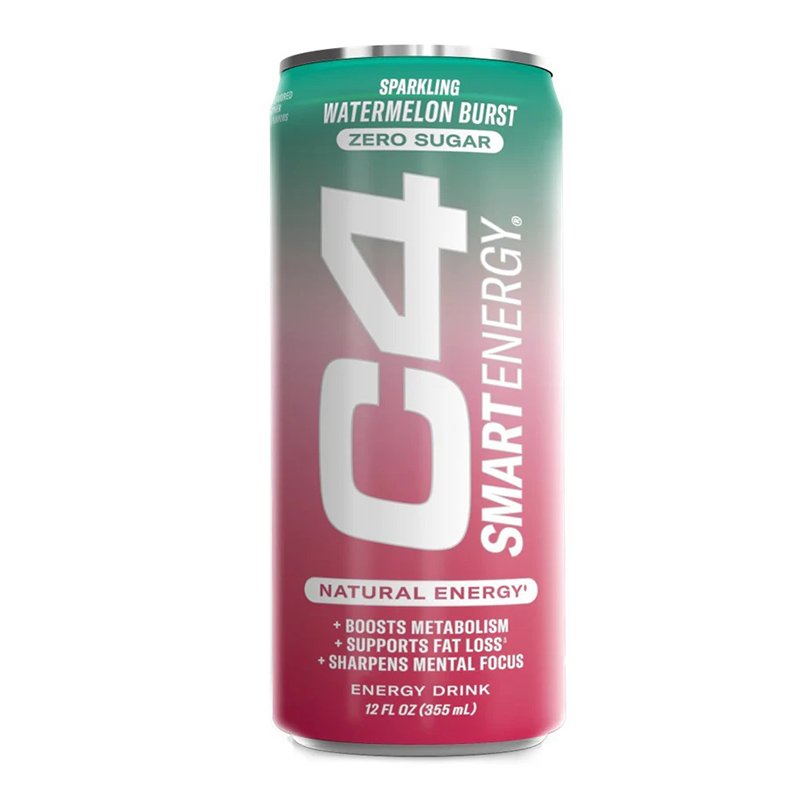 C4 Smart Energy Drink 12oz 12 Pcs in Box - Watermelon Burst