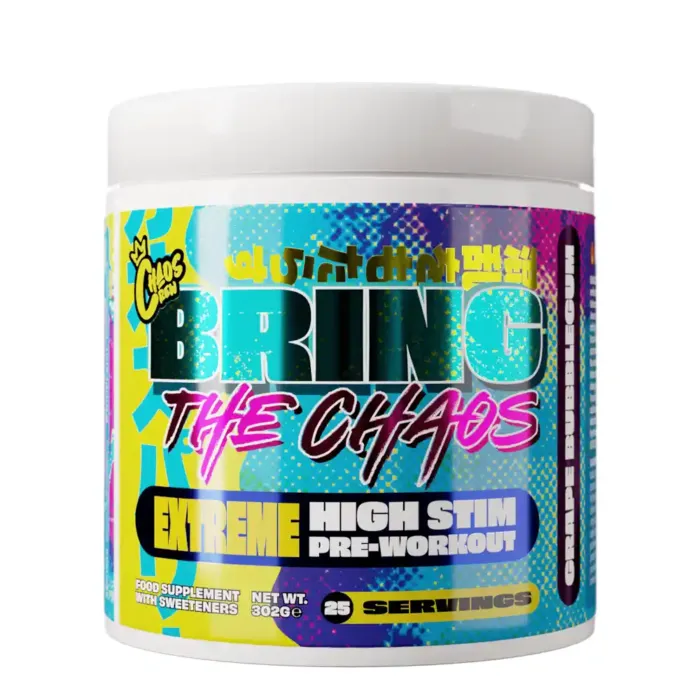 Chaos Crew Bring the Chaos Extreme Pre-Workout 402 G - Grape Bubble Gum