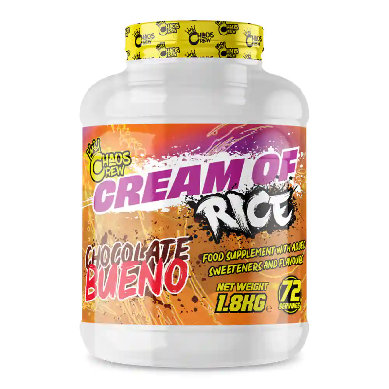 Chaos Crew Cream of Rice 72 Servings 1.8 KG - Chocolate Bueno Best Price in UAE