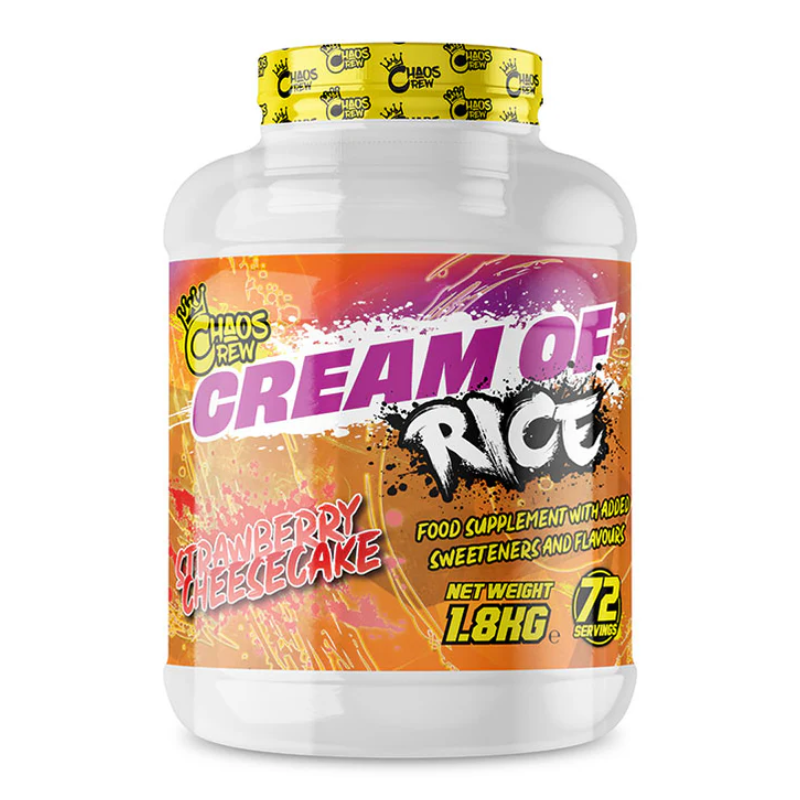 Chaos Crew Cream of Rice 72 Servings 1.8 KG - Strawberry Cheesecake