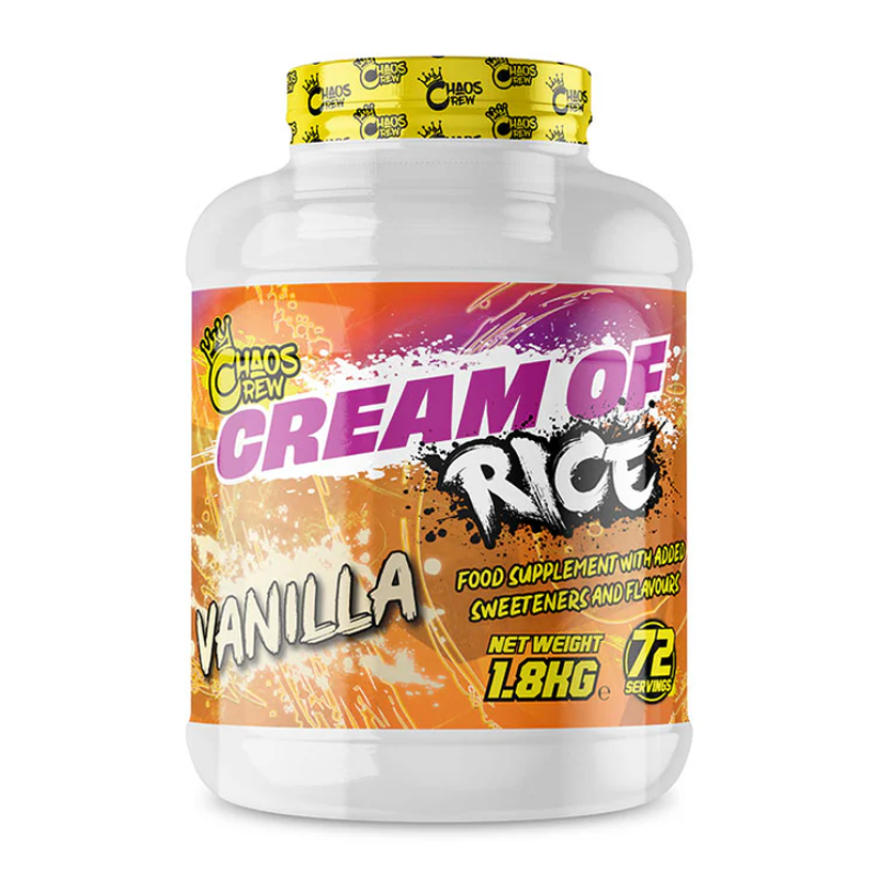 Chaos Crew Cream of Rice 72 Servings 1.8 KG - Vanilla Best Price in UAE