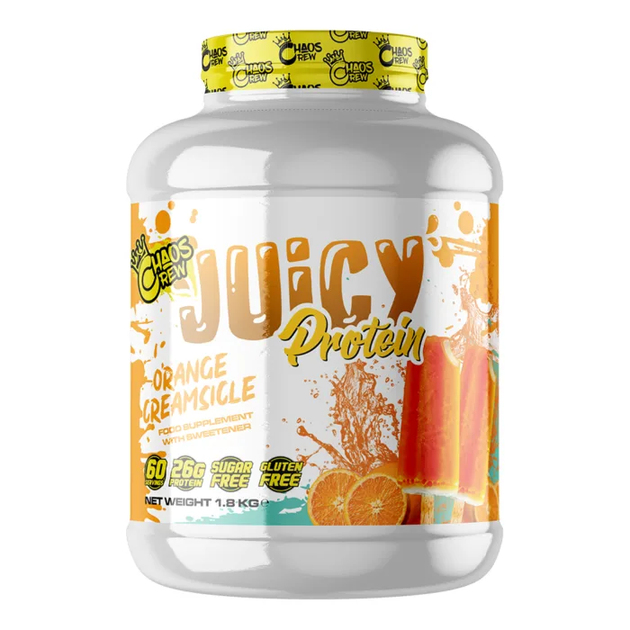 Chaos Crew Juicy Protein V2 60 Servings 1.8 kg - Orange Creamsicle