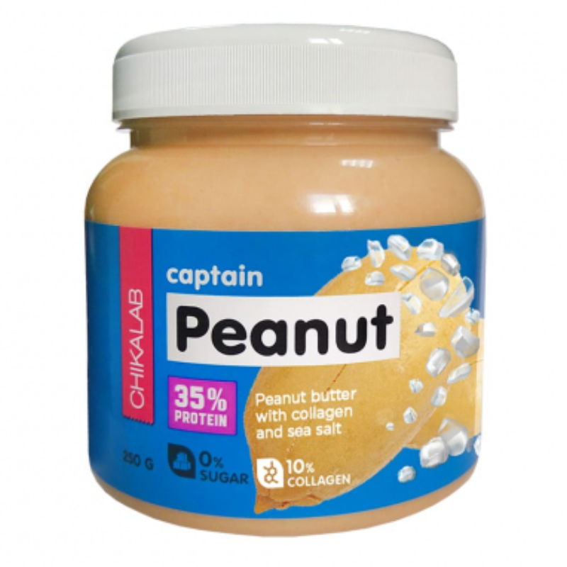 Chikalab Miss Chika Butter 250 G 12 Pcs in Box - Captain Peanut Sea Salt Butter