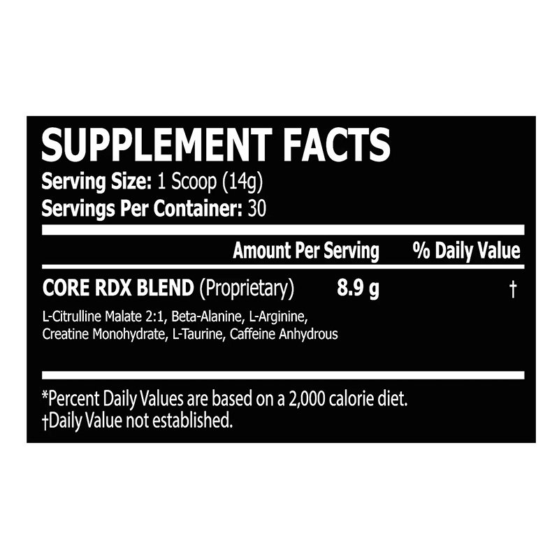 Core Champs RDX Pre-workout 30 Servings - Fruit Punch Best Price in Dubai