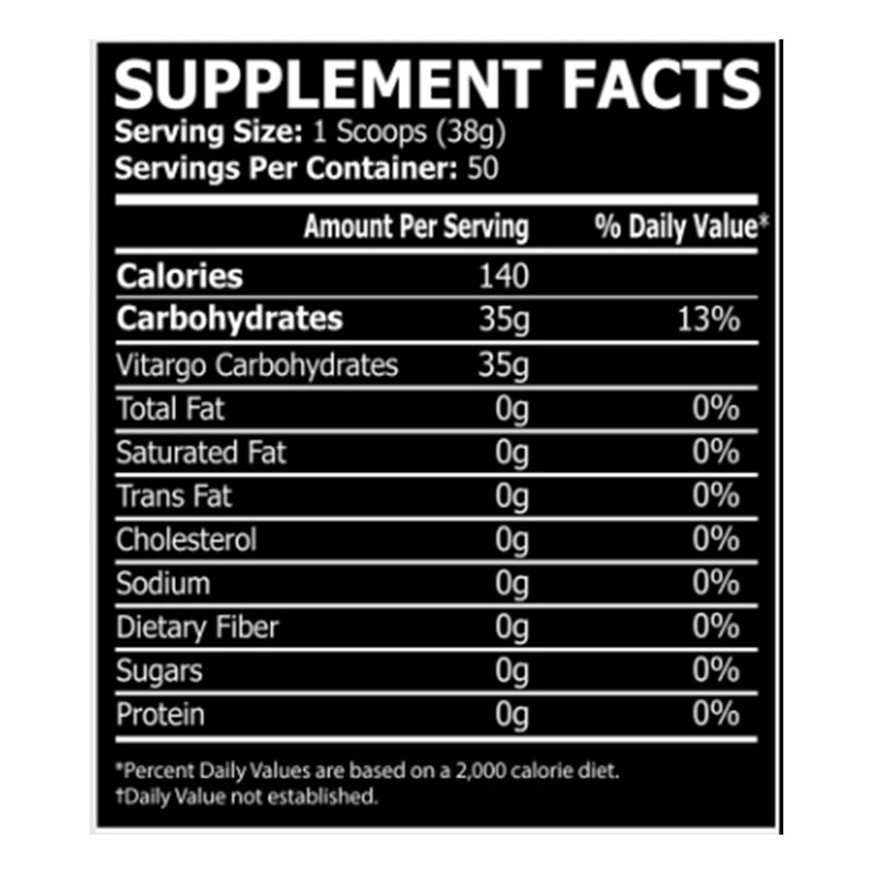 Core Champs Vitargo Carbo Fuel 50 Servings - Mango Best Price in Dubai