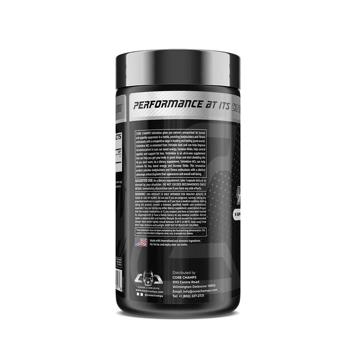 Core Champs Yohimbine 5MG 120 Capsules Best Price in Abu Dhabi