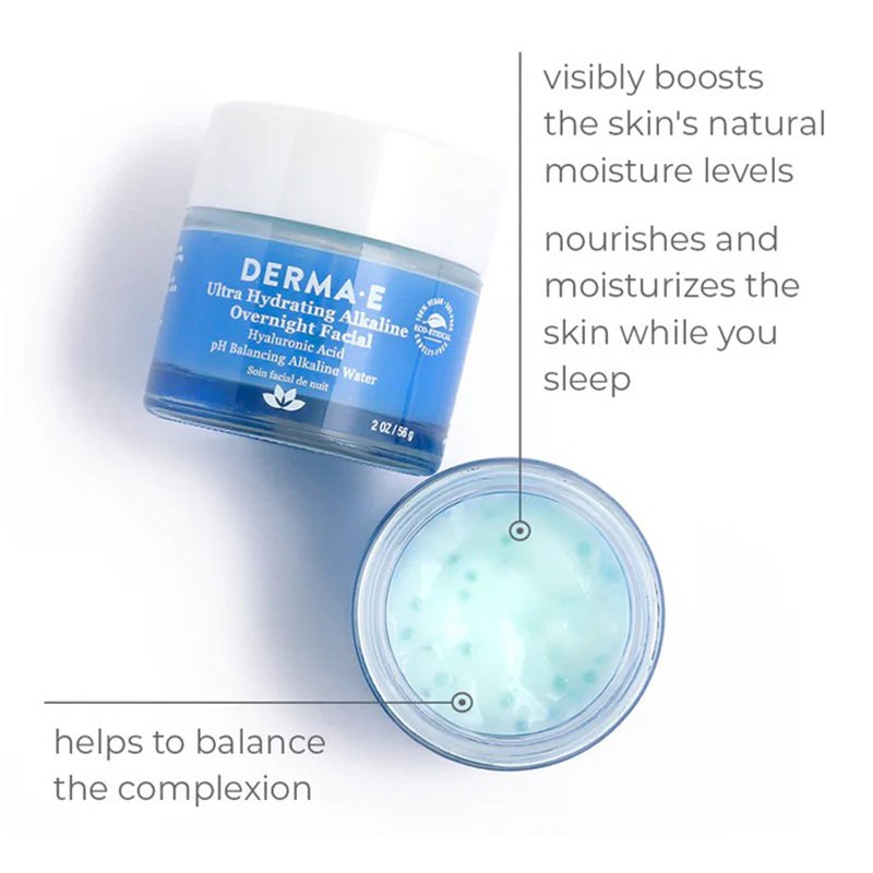 Derma E Ultra Hydrating Alkaline Overnight Facial 56 G Best Price in Dubai