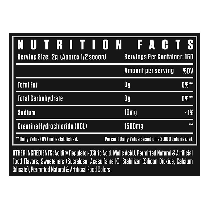 Dexter Jackson Black Series Creatine HCL 150 Servings - Orange Blast Best Price in Dubai
