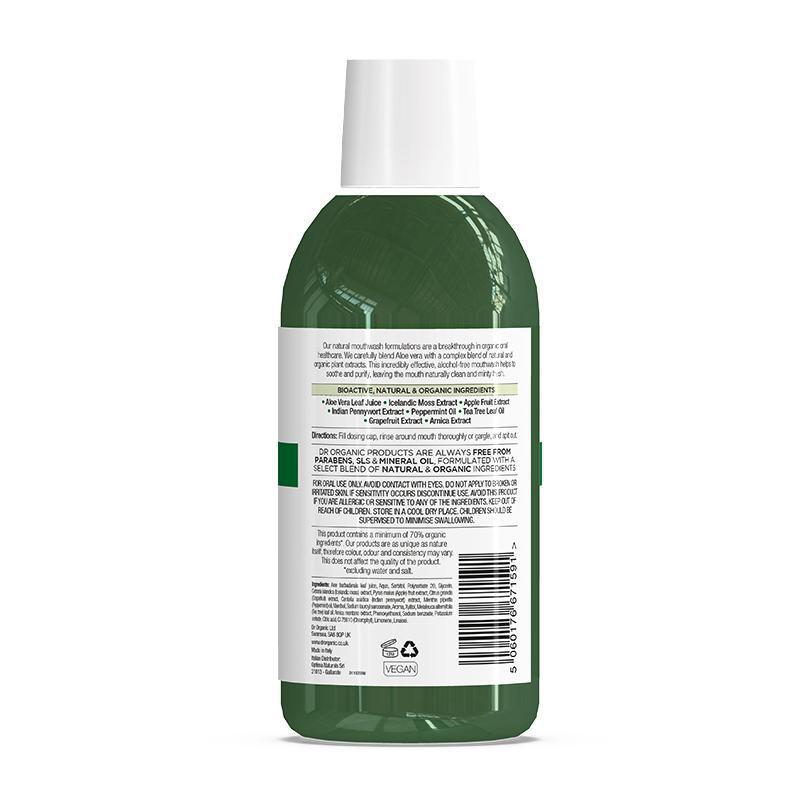 Buy Dr. Organic Aloe Vera Mouthwash 500ml in Dubai, Abu Dhabi, Sharjah ...