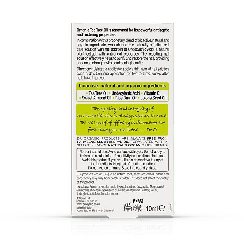 Dr. Organic Tea Tree Nail Solution 10ml Best Price in Abudhabi