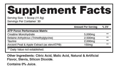 Dragon Pharma ATP Force - Enhanced Creatine System 30 Servings - Mango Coconut Best Price in Dubai