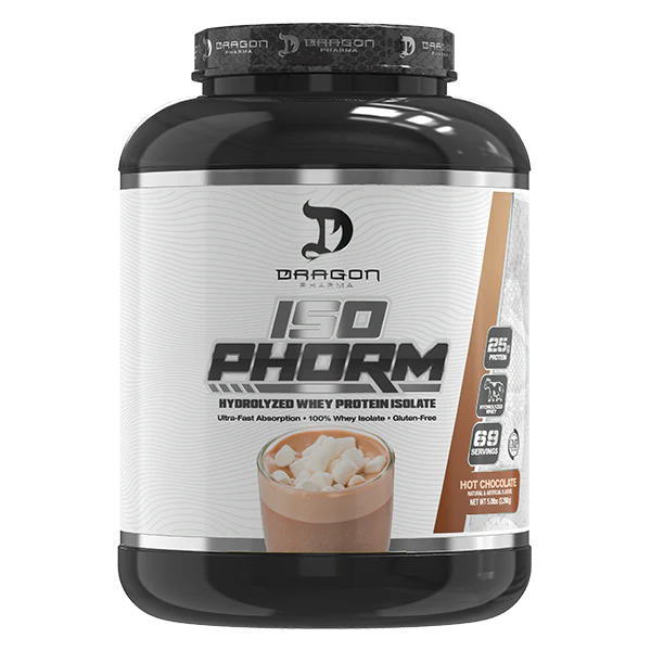 Dragon Pharma ISOPhorm Whey Protein Isolate 5 Lb - Hot Chocolate