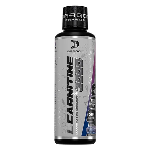 Dragon Pharma L-Carnitine - 3000 32 Servings - Blue Razz