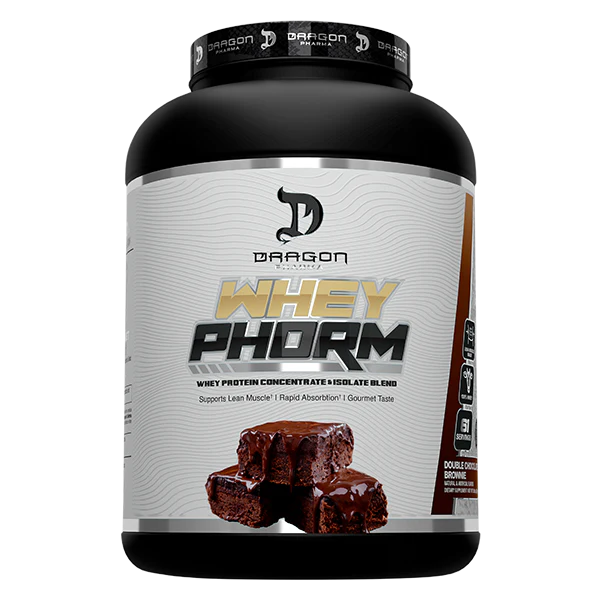 Dragon Pharma Whey Phorm Whey Protein Isolate 5 Lb - Double Chocolate Brownie