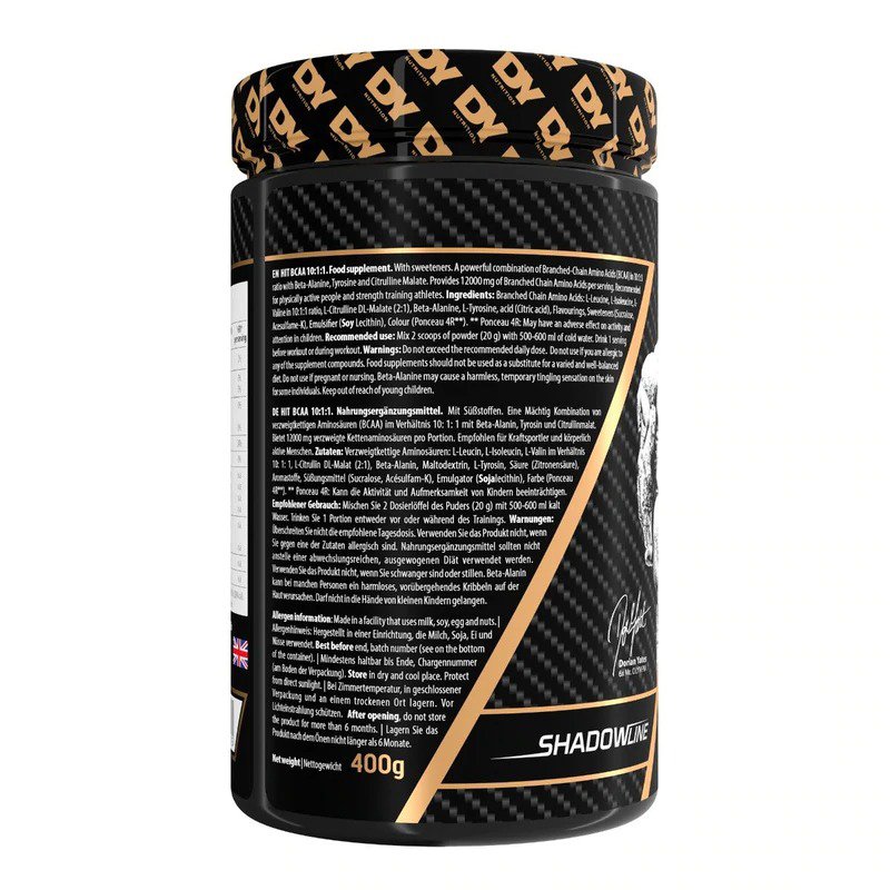 DY HIT BCAA 10:1:1 400g 20 Serv - Orange Best Price in Abu Dhabi