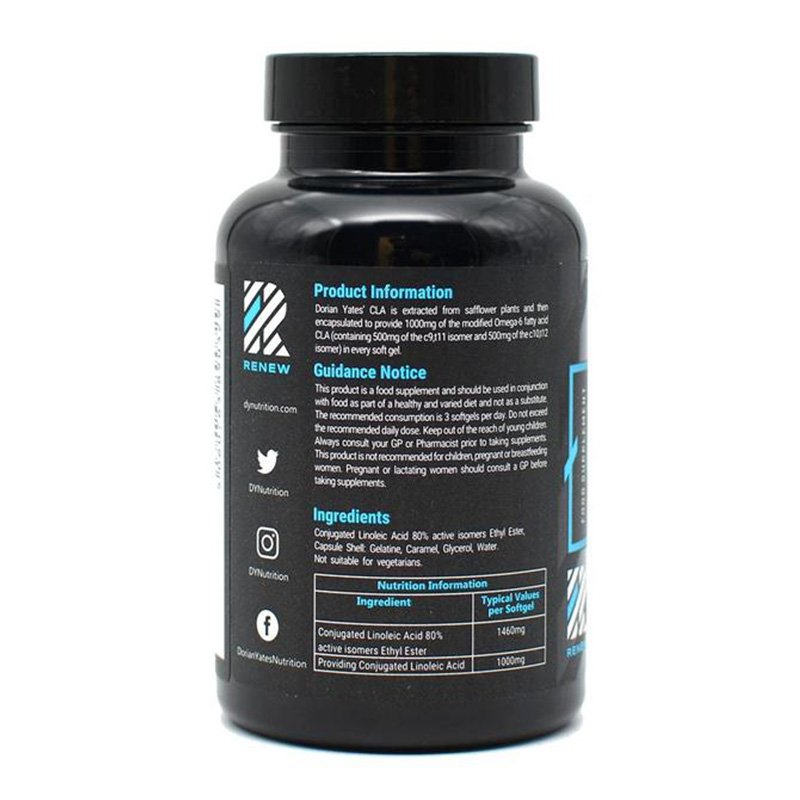 DY Nutrition CLA 1000mg 90softg Best Price in AbuDhabi