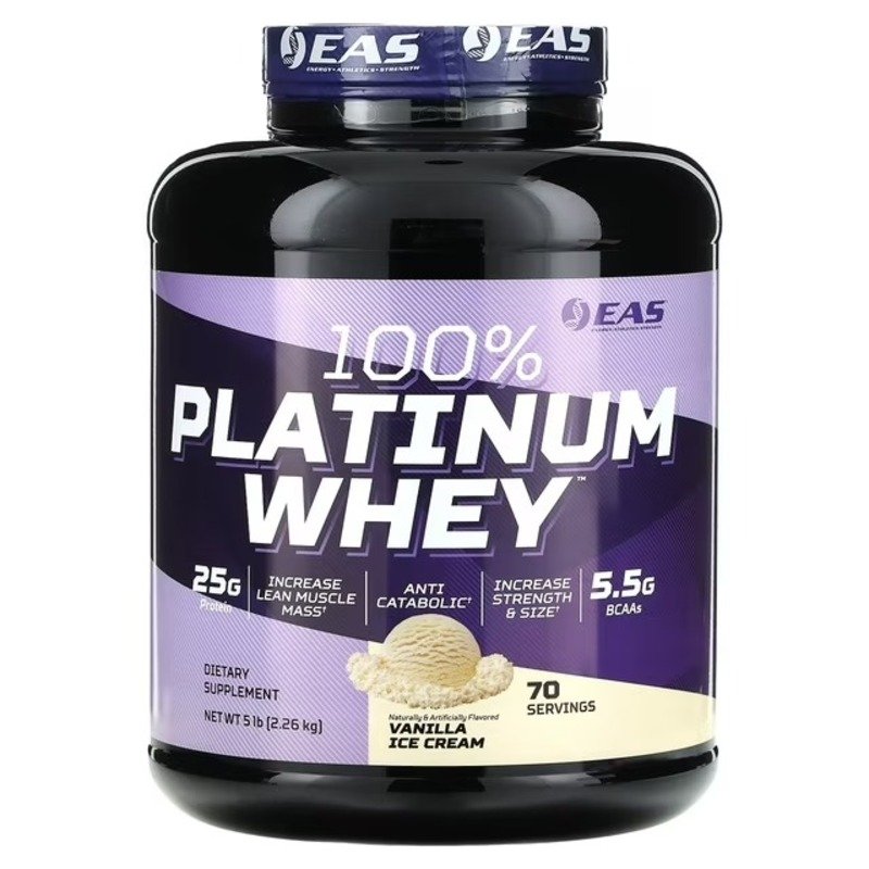 EAS Platinum Whey Protein 5lbs - Vanilla Ice Cream
