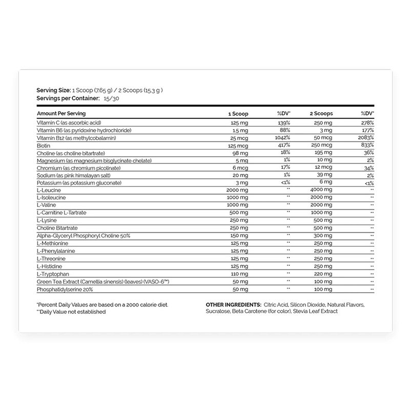 Enhanced EAA+ Essential Amino Acids 30 Servings - DJ Orange Best Price in Dubai