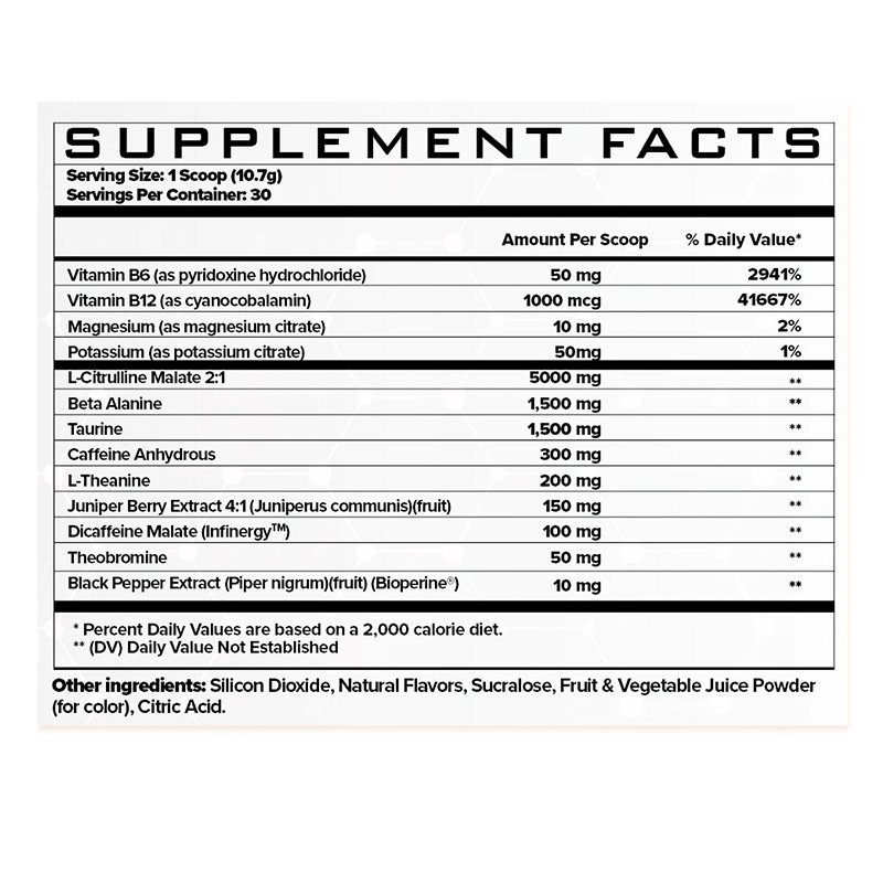 Enhanced Ramy's Rage Stim Reloaded Pre-workout 30 Servings - Blue Raspberry Best Price in Dubai