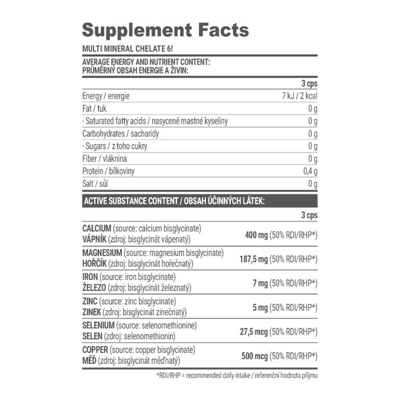 EXTRIFIT Multi Mineral 6 - 90 Caps Best Price in UAE