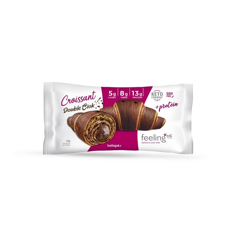 FeelingOK Croissant Double Ciok 50 G 10 Pcs in Box