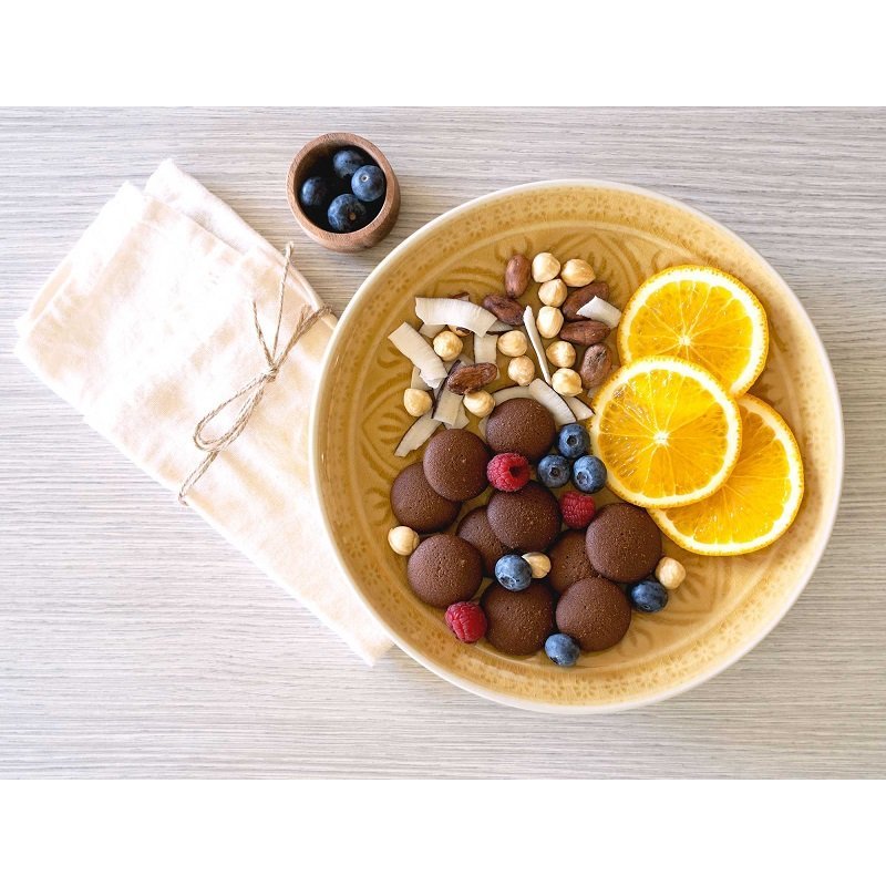 FeelingOK Delizia Protein Biscuits 50 G 10 Pcs in Box - Apricot Best Price in Dubai