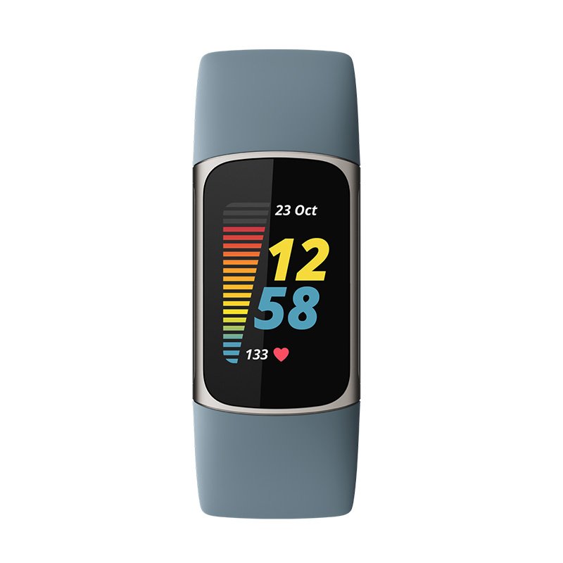 Fitbit Charge 5 Stainless Steel Activity Tracker - Blue Best Price in Dubai