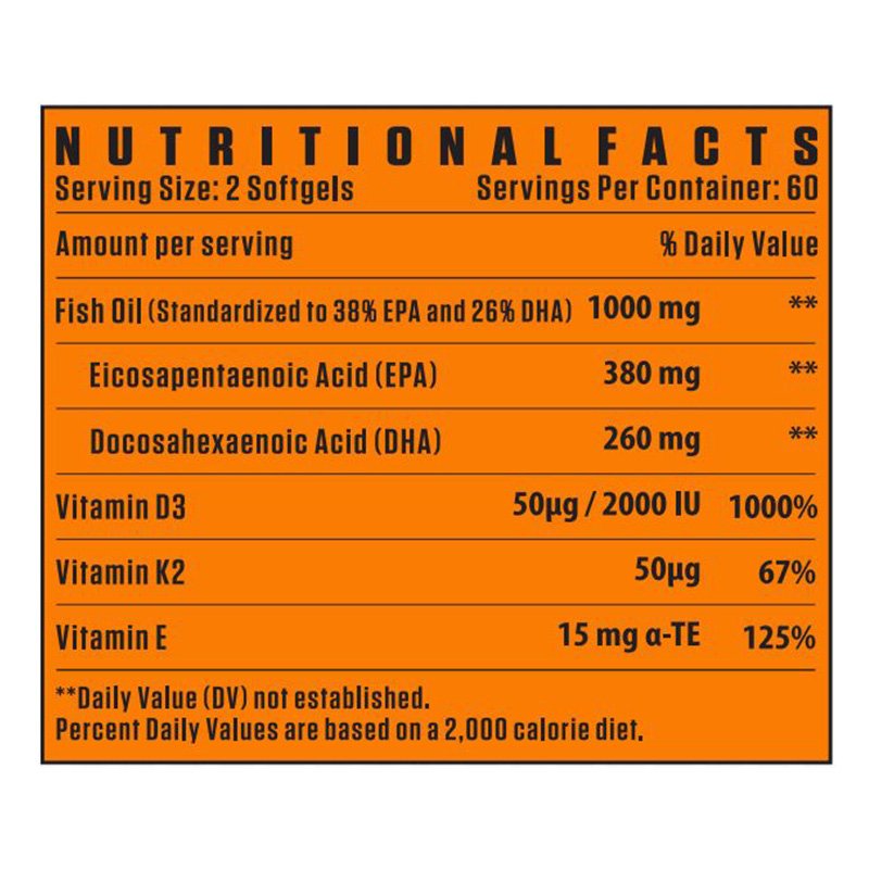 Flex Wheeler D3 + K2 Omega-3 90 Softgels Best Price in Dubai