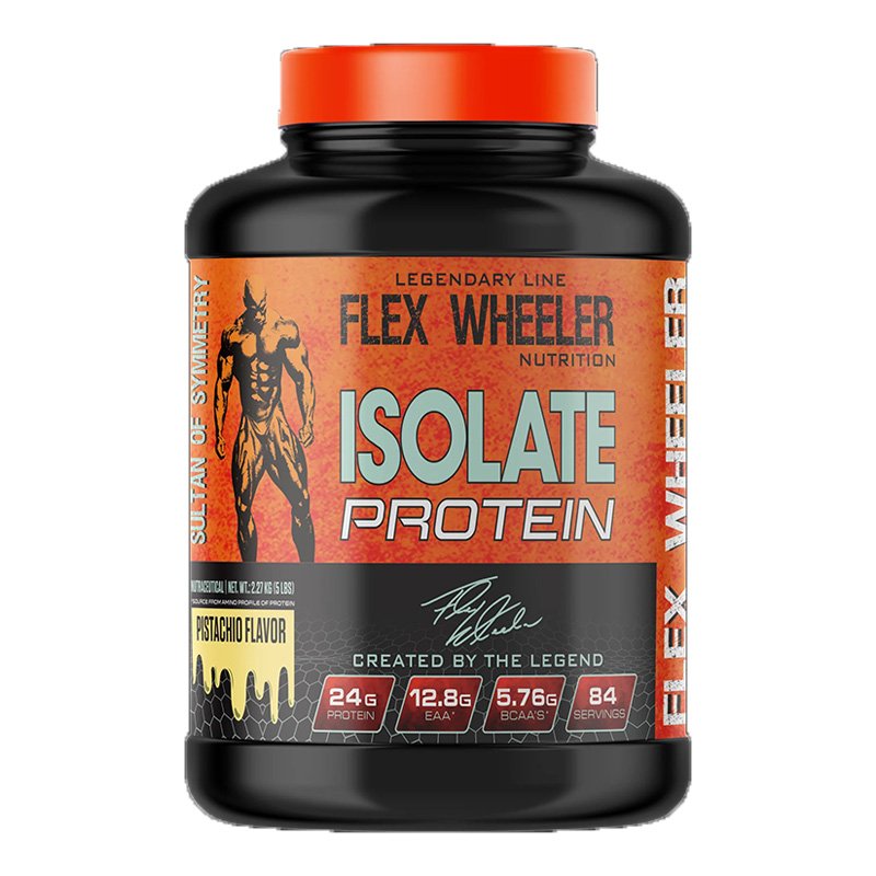 Flex Wheeler Isolate Protein 84 Servings - Pistachio