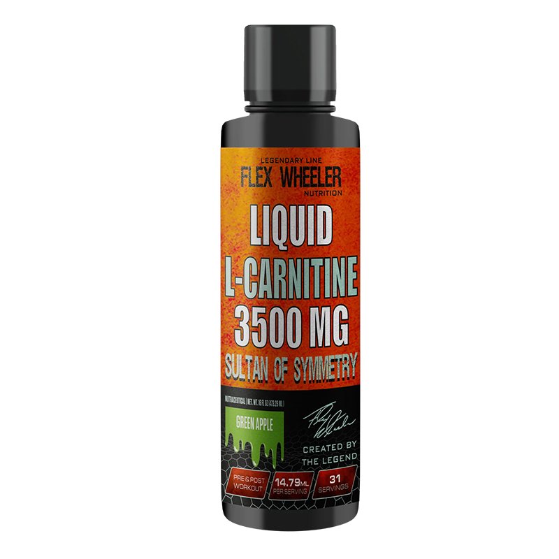 Flex Wheeler Liquid L-Carnitine 3500 MG - Green Apple