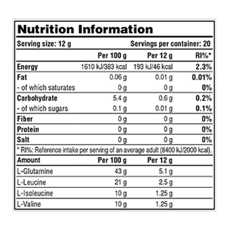 Galvanize Nutrition Prime BCAA+Glutamine 240G Green Apple Best Price in UAE