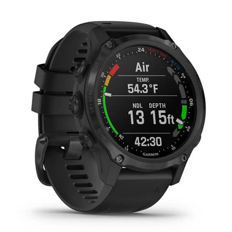 Garmin Descent Mk2S Carbon Grey DLC with Black Silicone Band 43mm Best Price in Abudhabi