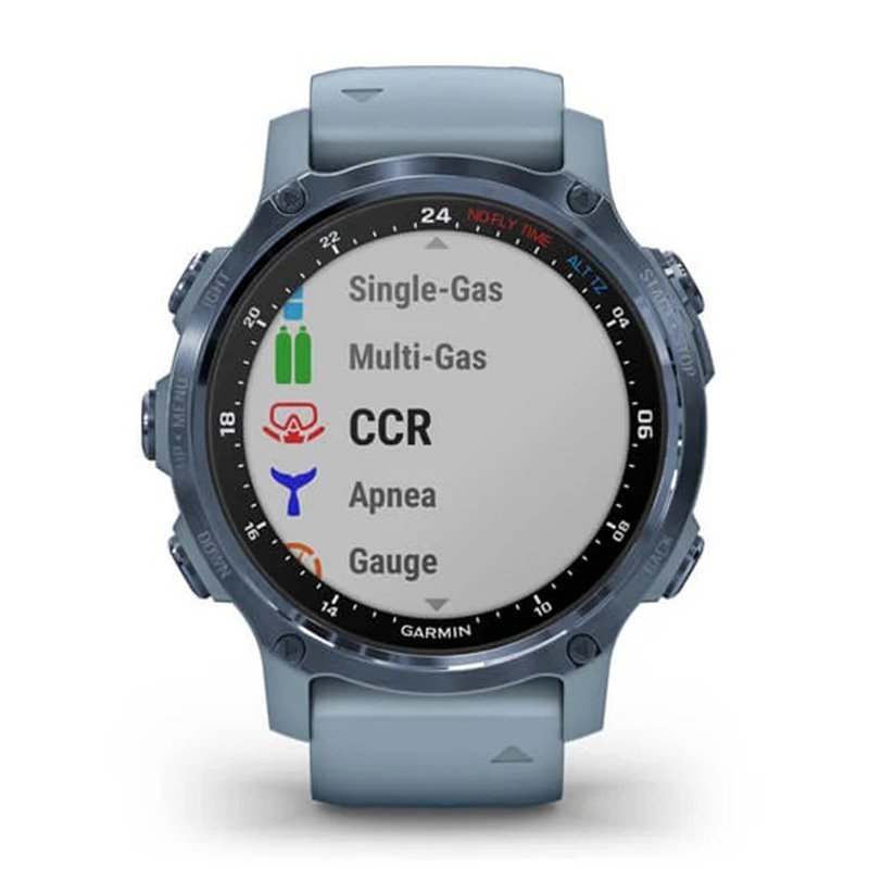 Garmin Descent Mk2S Mineral Blue with Sea Foam Silicone Band 43mm Best Price in Dubai