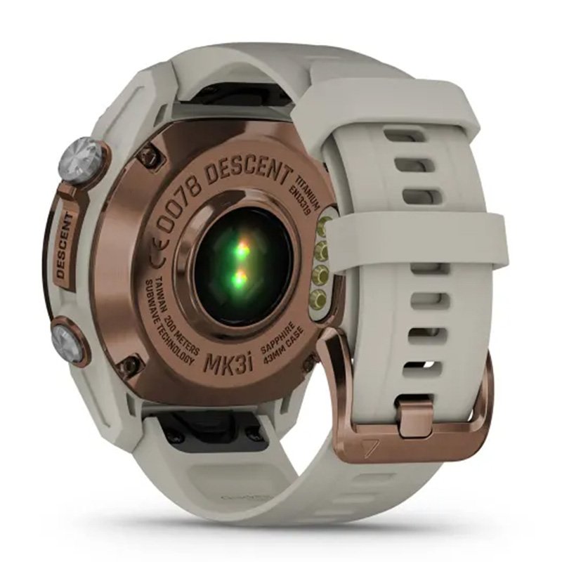 Garmin Descent Mk3i – 43 mm Bronze PVD Titanium with French Grey Silicone Band Watch Best Price in Fujairah