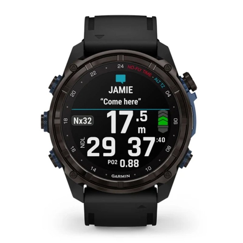 Garmin Descent Mk3i – 51 mm Carbon Grey DLC Titanium with Black Silicone Band Watch Best Price in Dubai