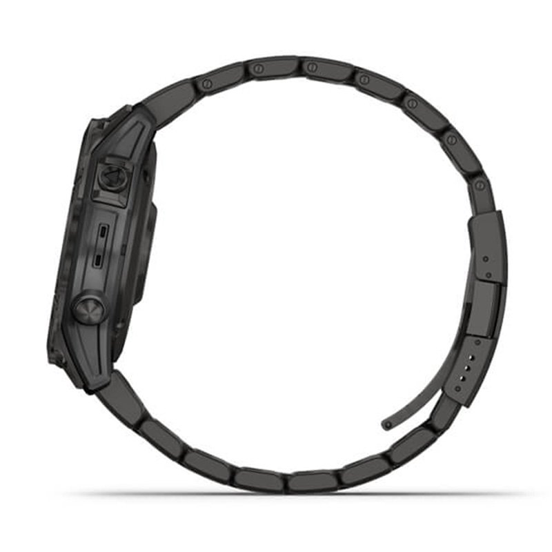 Garmin fÄ“nix 7 Sapphire Solar Carbon Grey DLC Titanium with Carbon Grey DLC Vented Titanium Band 47 MM Watch Best Price in Abu Dhabi
