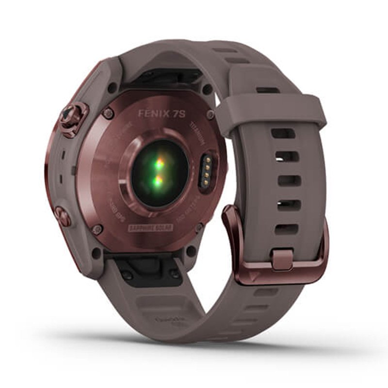 Garmin fenix 7S Sapphire Solar Dark Bronze Titanium with Shale Gray Band 42 MM Watch Best Price in Ajman
