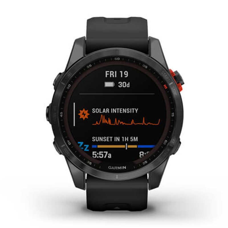 Garmin fenix 7S Solar Slate Gray with Black Band 42 MM Watch Best Price in Dubai