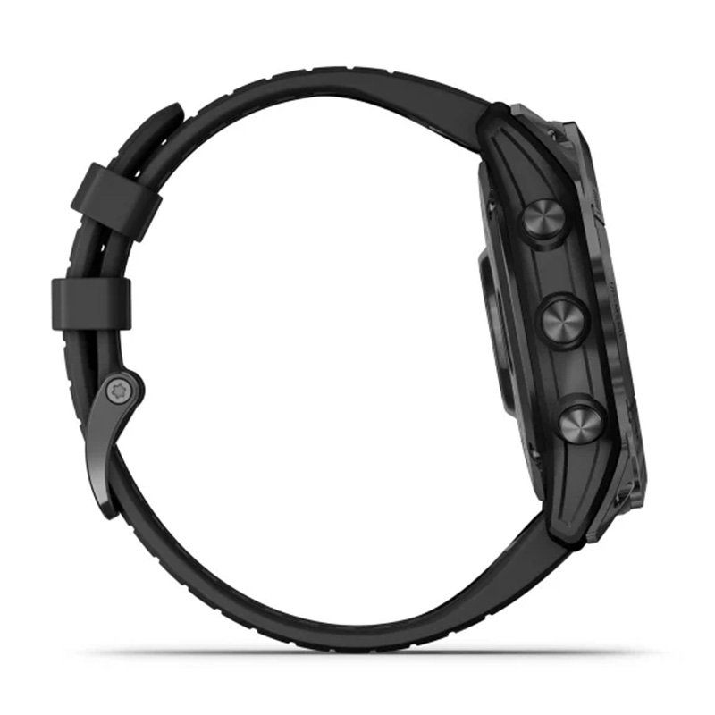 Garmin Fenix 7X Pro Sapphire Solar Edition 51mm Carbon Grey DLC Titanium with Black Band Watch Best Price in Dubai