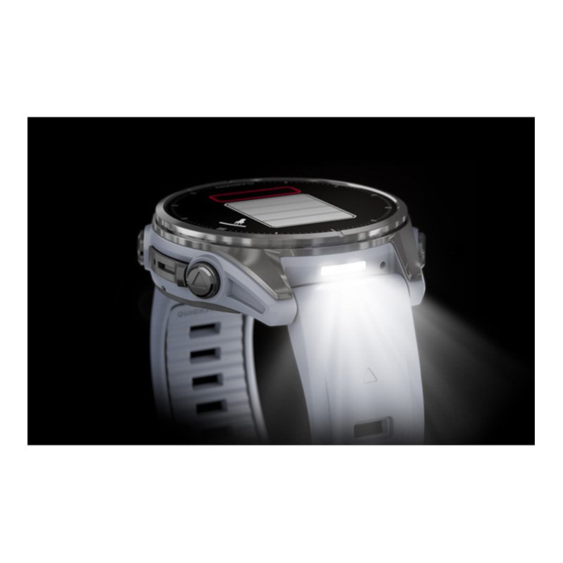 Garmin Fenix 8 – 43 mm Amoled Silver With Whitestone Silicone Band Watch Best Price in UAE