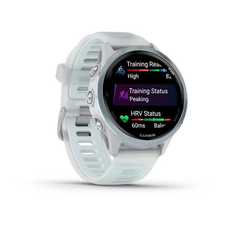 Garmin Forerunner 570 - 42mm Cloud Blue Aluminum with Translucent Whitestone/Cloud Blue Band