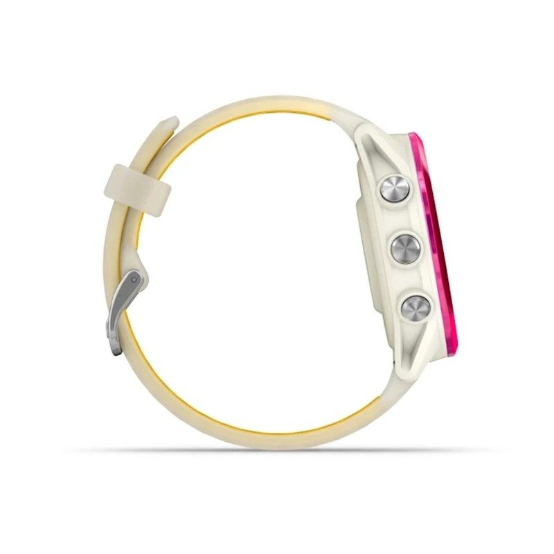 Garmin Forerunner 570 - 42mm Raspberry Aluminum with Translucent Bone/Mango Band  Best Price in Sharjah